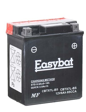 AKUMULATOR Easybat CBTX7L-BS YTX7L-BS 6Ah HORNET