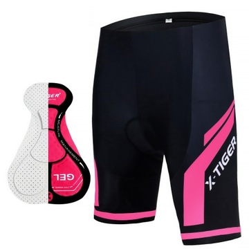 SPODENKI ROWEROWE NA ROWER DAMSKIE X-TIGER WKŁADKA