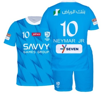 NEYMAR JR AL HILAL - klubowy komplet strój koszulka + spodenki r. 146