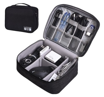 ORGANIZER ETUI TORBA CASE NA KABLE PRZEWODY ŁADOWARKI AKCESORIA PC TR12B