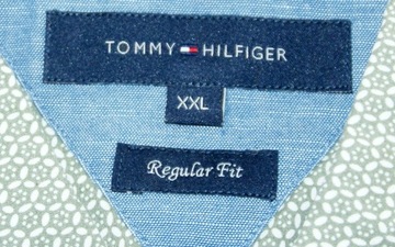 ЗЕЛЕНАЯ РУБАШКА TOMMY HILFIGER XL