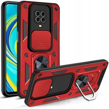 ETUI SLIDE RING DO XIAOMI REDMI NOTE 9 +SZKŁO