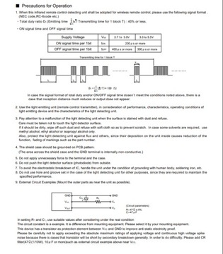 Инфракрасный приемник 38kh gp1ue261rkvf sharp x2