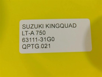 PLASTIK TYŁ OWIEWKA SUZUKI LT-A 750 KINGQUAD 63111-31G0