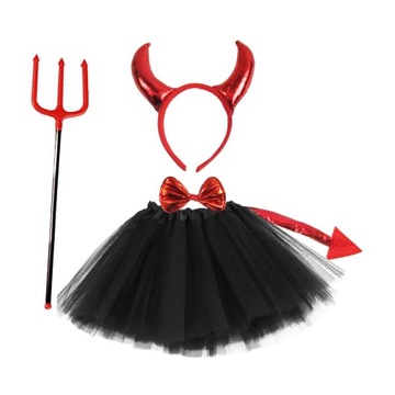 STRÓJ DIABLICA DIABEŁ PANIEŃSKI HALLOWEEN 50CM