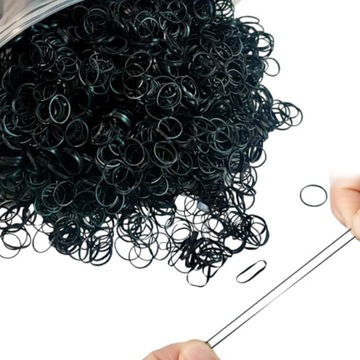 МАЛЕНЬКИЕ РЕЗИНКИ ДЛЯ ИЗГОТОВЛЕНИЯ МОСТИКОВ, СИЛИКОН, 1000 шт.