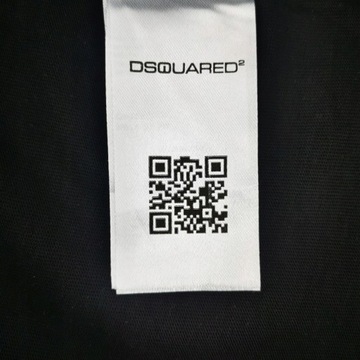 Koszulka męska t-shirt DSQUARED2 100% bawełna czarna M