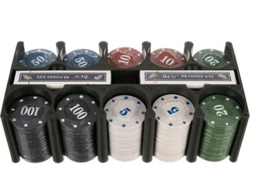 НАБОР ДЛЯ ТЕХАССКОГО ХОЛДЕМА 200 ПОДСКАЗОК + КОЛОДЫ + МАТ + ФУНКЦИОНАЛЬНЫЕ ЖЕТОНЫ