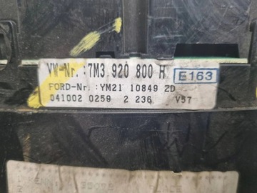 BUDÍKY PŘÍSTROJOVÁ DESKA VW SHARAN 1.9 TDI 7M3920800H