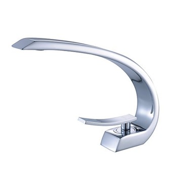 Bateria umywalkowa stojąca Design chrom wysoki połysk