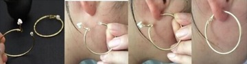 Серьги-клипсы Без пирсинга Без пирсинга См