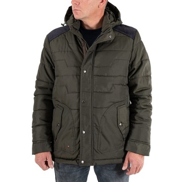 KURTKA MĘSKA ZIMOWA KHAKI ZIELONA OLIWKA 3XL