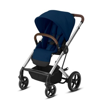 КОЛЯСКА CYBEX BALIOS S LUX Серебряная рама Темно-синий