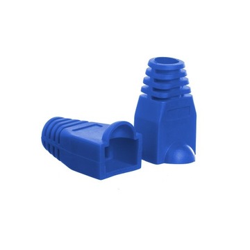 Netrack osłonka na wtyk RJ45 8p niebieska (100 szt