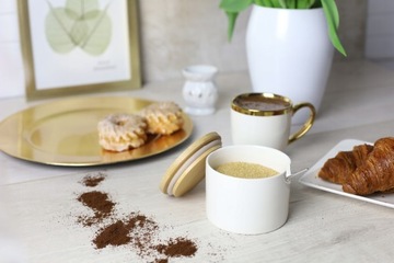 ФАРФОРОВАЯ САХАРНИЦА БЕЛАЯ САХАРНИЦА С БАМБУКОВОЙ КРЫШКОЙ И ЛОЖКОЙ