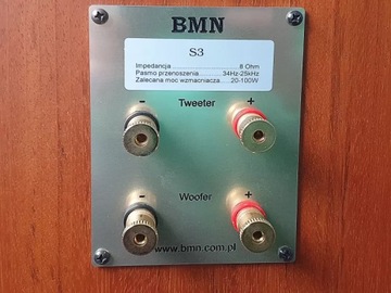 СТЕРЕО HI-FI ДИНАМИКИ BMN S3 8Ом + КАБЕЛИ MELODIKA PURPLE RAIN