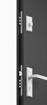 ДВЕРЬ ПРАВАЯ 55ММ НАРУЖНАЯ АНТРАЦИТОВАЯ ТЕМНАЯ 90 СМ