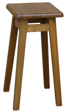 TABORET BAROWY NOWOCZESNY 60 cm SOSNOWY kolor dąb