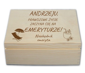 Niezbędnik EMERYTA, PREZENT przejście na emeryturę
