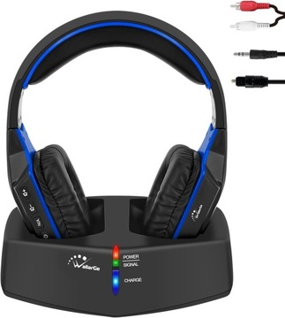 Słuchawki bezprzewodowe nauszne WALLARGE HP003 BLUE Ż626