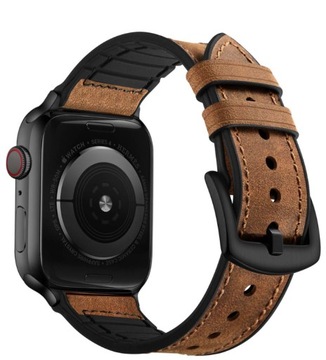 PASEK RETRO SKÓRZANY DO APPLE WATCH ULTRA 2 49MM - KOLORY DO WYBORU