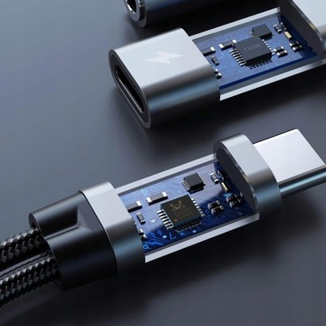 Аудиоадаптер 2 в 1 USB C на 3,5 мм, адаптер