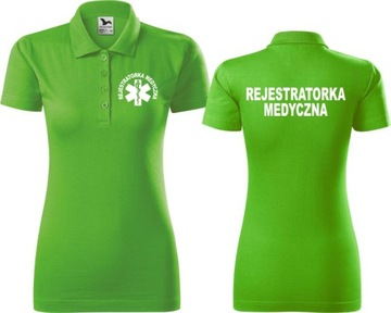 Medyczna Koszulka Polo Rejestratorka Medyczna