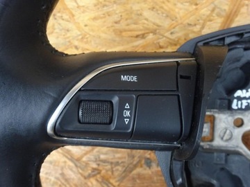 AUDI A4 B8 8K LIFT 12-15 МНОГОФУНКЦИОНАЛЬНЫЙ РУЛЬ SOUL КОЖАНЫЙ 4L0419091AC