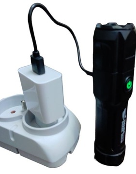 Тактический фонарик ZOOM 1000л аккумуляторный USB LEG