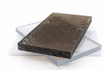 Поликарбонат сплошной бесцветный 100х100 4мм оргстекло ПК