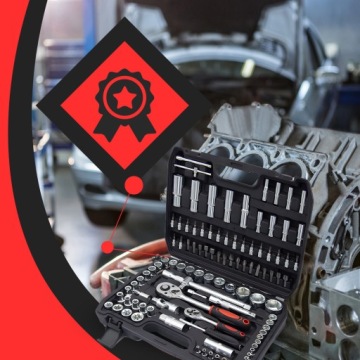 НАБОР ТОРЦЕВЫХ КЛЮЧЕЙ 108 ЭЛ. КЕЙС БИТЫ TORX