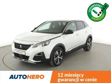 Peugeot 3008 II Crossover 1.2 PureTech 130KM 2018 Peugeot 3008 full LED półskóra navi el. fotele