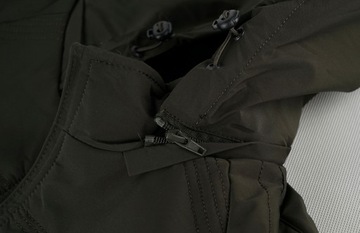 Męska kurtka przejściowa elegancka pikowana z kapturem WX039 jeans L