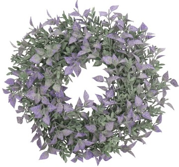 WIANEK DEKORACYJNY KWIATOWY STROIK OZDOBA 20-25CM