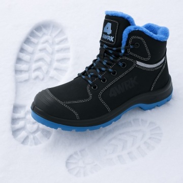 ЗИМНЯЯ РАБОЧАЯ ОБУВЬ ВОДОНЕПРОНИЦАЕМАЯ ОБУВЬ ПО щиколотку С МЕХОМ S3 R.43