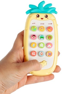 ИНТЕРАКТИВНЫЙ МУЗЫКАЛЬНЫЙ ТЕЛЕФОН «АНАНАС» ДЛЯ МАЛЫШЕЙ