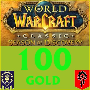 100G WoW CLASSIC SEASON OF DISCOVERY SOD Horda ALLY Każdy Serwer EU
