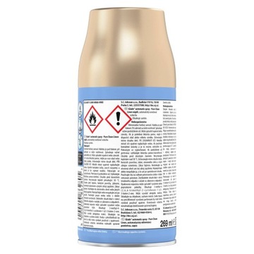 СТАРИНКА GLADE 3X269ML ДЛЯ АВТОМАТИЧЕСКОГО ОСВЕЖИТЕЛЯ С АРОМАТОМ ЧИСТОГО БЕЛЬЯ