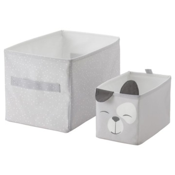 IKEA DROMSLOTT Коробка 2 шт. сірий