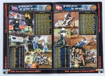 ПРОГРАММА SGP - ГРАН-ПРИ СПИДВЕЯ БЫДГОЩ 2001
