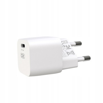 XO SZYBKA ŁADOWARKA SIECIOWA USB-C 20W PD QC 3.0