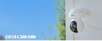 Reolink E1 Outdoor POE 8MP Wi-Fi камера белая + КАРТА GOODRAM 256 ГБ
