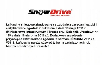 Łańcuchy WX-9 215/55/R18 275/35/R18 245/40/R19 215/60/R17 215/45/R20