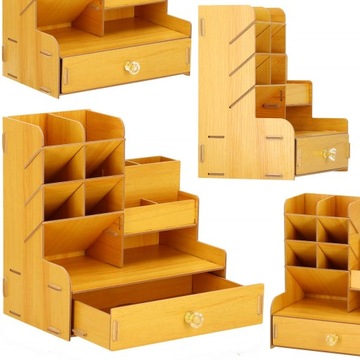 ОРГАНАЙЗЕР ДЛЯ НАСТОЛЬНЫХ ИНСТРУМЕНТОВ Контейнер для карандашей ЯЩИК + СВОБОДНАЯ ПОДСТАВКА