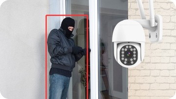 НАРУЖНАЯ WIFI КАМЕРА FULLHD 3MPX ПОВОРОТНАЯ 3MP 4X ZOOM ОБНАРУЖЕНИЕ МОНИТОРИНГ