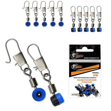 10 x System SZYBKIEJ ZMIANY Spławika rozmiar XS