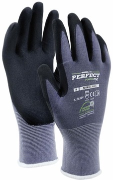 RĘKAWICE NYLONOWE S-NITRILE FLEX 10