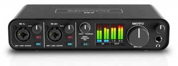 MOTU M4 INTERFEJS AUDIO USB 4IN 4OUT USB-C OPROGRAMOWANIE DAW