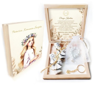 СУВЕНИРНЫЙ НАБОР ПЕРВОЕ ПРИЧАСТИЕ, КОЛЕНИЦА, ПРИЧАСТИЕ