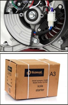 ПРОФЕССИОНАЛЬНЫЙ ГЕНЕРАТОР ГЕНЕРАТОР 5,2 кВт ELE-START AVR+ МЕДНЫЙ СТАТОР KowaL